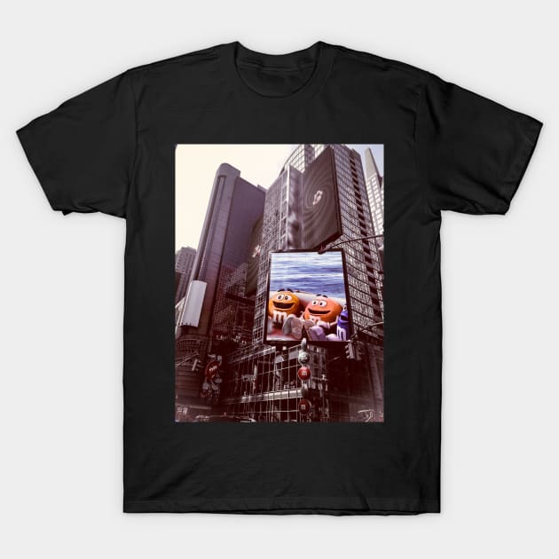 m&m's Times Square, Manhattan, New York City T-Shirt by eleonoraingrid